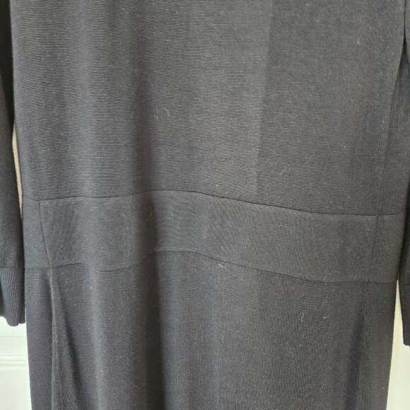 Black Fine Knit Open Sweater - Picture 5 of 8